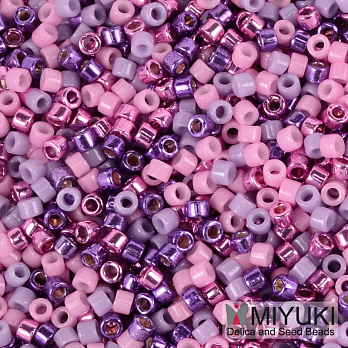 Бісер японський Miyuki Delica 11/0 DBmix134, Рожевий (BIS-055968)