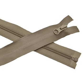 Блискавка спіральна роз'ємна Водовідштовхувальна 80 см, Тип 7, Койот (ZIP-060415)