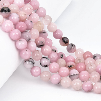 Намистини Яшма сливова, Натур. камінь, 8,5 мм, Круглі (BUS-058006)