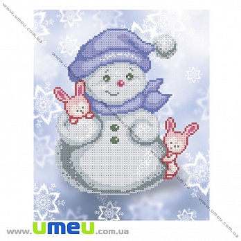 Схема для виш. бісером VDV, Сніговик Т-55, 23х21 см (SXM-029166)