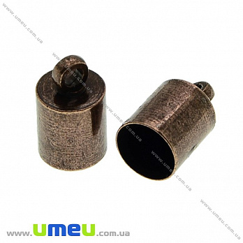 Колпачок металлический, 10х6 мм, Медь, 1 шт (OBN-022876)