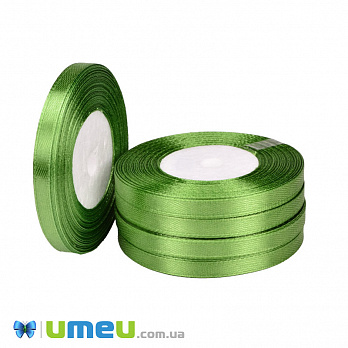 Атласна стрічка, 6 мм, Салатова (LEN-050990)