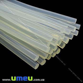 Силіконовий стрижень для клейового пістолета, діаметр 7 мм, довжина 180 мм (INS-037129)