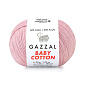 Пряжа Gazzal Baby Cotton №3444, 50 г, 165 м, Пудрова (YAR-062516)