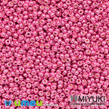 Бісер японський Miyuki круглий RR 11/0 №4210 Duracoat Galvanized, Малиновий (BIS-043335)