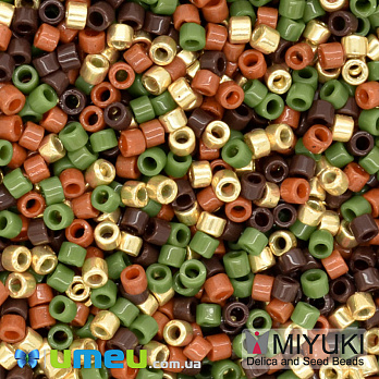 Бісер японський Miyuki Delica 11/0 DBmix46, Різнокольоровий (BIS-045230)