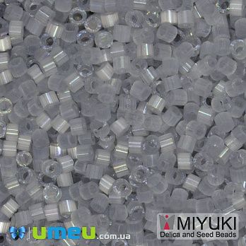 Бісер японський Miyuki Delica 11/0 DB1816, Сатин сірий світлий (BIS-045523)