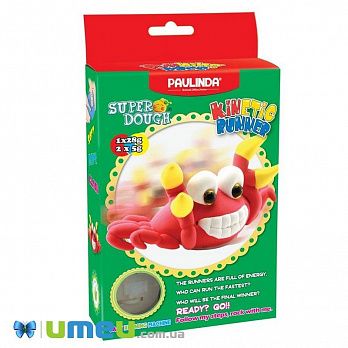 Масса для лепки Paulinda Super Dough Running Race Краб заводной механизм (DIF-043519)