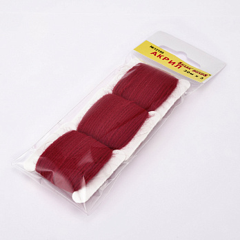 Акриловые нитки, №12195, Красные (MUL-058893)