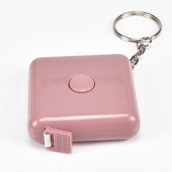 Сантиметровая лента двухсторонняя (см/дюйм), Розовая (SEW-061003)