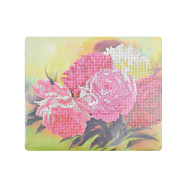 Набор алмазной живописи на картоне 25х21 см, Пионы (SXM-059099)