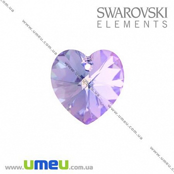 [Архів] Підвіска Swarovski Xilion 6228 Light Amethyst, 10 мм, Серце (POD-001295)