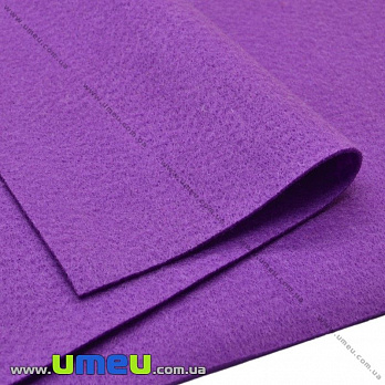 [Архів] Фетр м'який 1,3 мм, 20х30 см, 526 Бузковий (FLT-019473)