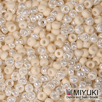 Бісер японський Miyuki круглий RR 11/0 №MIX2022-592, Кремовий (BIS-055988)