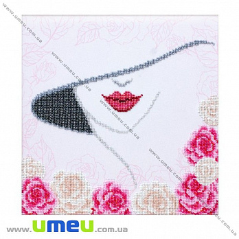Схема для виш. бісером VDV, Загадкова леді Т-1048, 25х25 см (SXM-032110)