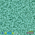 Бисер чешский №431/02164, Бирюзовый светлый, Алебастровый, 10/0 (BIS-014145)