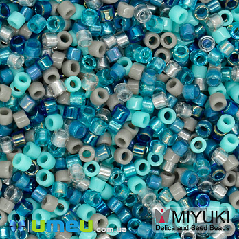 Бісер японський Miyuki Delica 11/0 DBmix25, Різнокольоровий (BIS-045222)