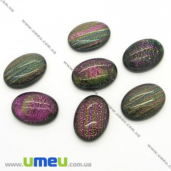 Кабошон діхроічний, 25х18 мм, Овальний (KAB-005537)