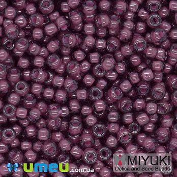 Бісер японський Miyuki круглий RR 11/0 №386, Бузковий (BIS-045591)