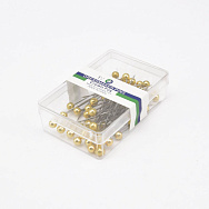 Шпильки кравецькі з кулькою, Золотисті, 40 мм (SEW-060239)