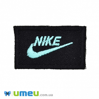 Термоаппликация Nike, 4х2,5 см, Мятная, 1 шт (APL-038197)