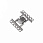/p13548-zastyezhka-na-6-nitey-temnoe-serebro-24x20-mm/
