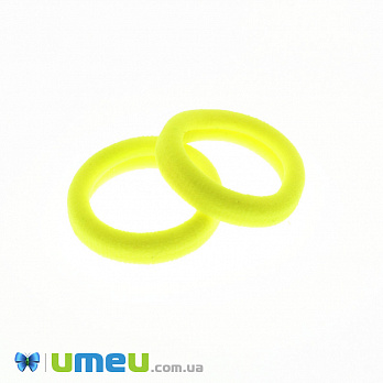 Резинка для волосся мікрофібра, 40 мм, Лимонна яскрава (OSN-041645)