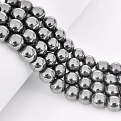Бусины Гематит намагниченый, Натур. камень, 12 мм, Круглые (BUS-051819)