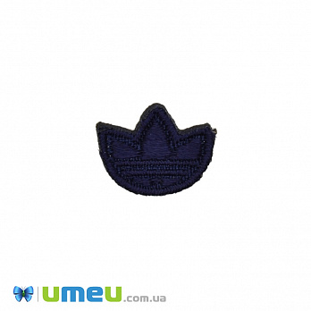 Термоаплікація Adidas, 2х1,5 см, Синя (APL-038217)