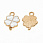 /p54704-podveska-metal-klever-beliy-zoloto-18x13x1-6-mm/