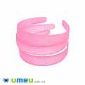 Обруч пластиковый с каучуковым покрытием 2 сорт, 25 мм, Розовый, 1 шт (OSN-020832)