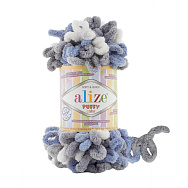 Пряжа Alize Puffy Color 100 г, 9,2 м, №6075 (YAR-056906)