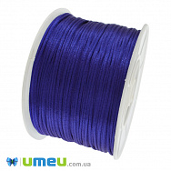 Атласний нейлоновий шнур, 1 мм, Синій (LEN-047428) Атласний нейлоновий шнур, 1 мм, Синій (LEN-047428)