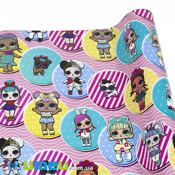 Пакувальний папір LOL, Рожева, 68х100 см (UPK-041953)