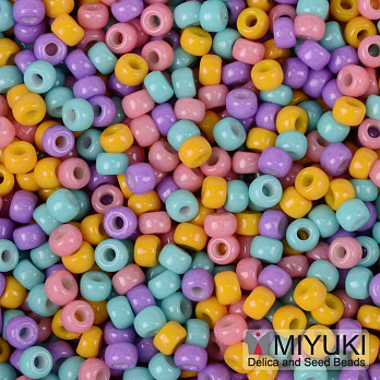 Бісер японський Miyuki круглий RR 8/0 №mix88, Різнокольоровий (BIS-055978)