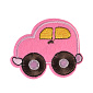 Термоаплікація дитяча Машинка, 6,5х5,5 см, Рожева (APL-060009)