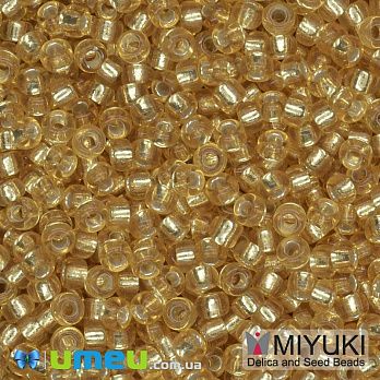 Бісер японський Miyuki круглий RR 11/0 №4, Золотистий (BIS-045578)