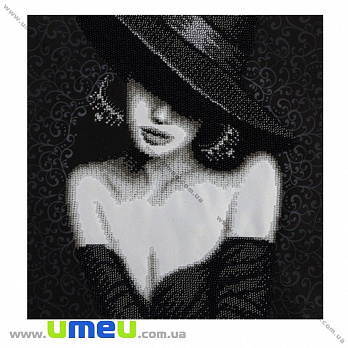 Схема для виш. бісером VDV, Леді Т-848, 26х26 см (SXM-029335)