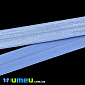 Трикотажна бейка, 15 мм, Блакитна, 1 м (LEN-039462)