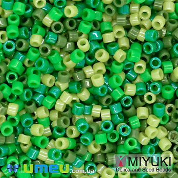 Бісер японський Miyuki Delica 11/0 DBmix43, Різнокольоровий (BIS-045229)