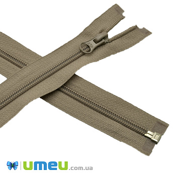 Блискавка спіральна роз'ємна 80 см, Тип 5, Бежева (ZIP-060475)