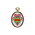 Набор для вышивания нитками с рамкой, Игрушка, 9х5 см (SXM-061245)