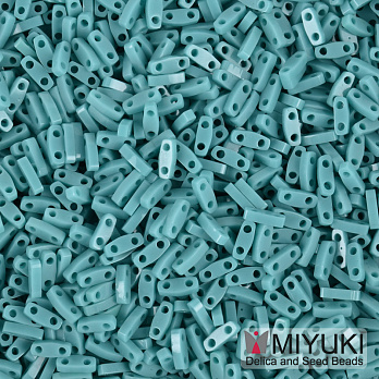 Бісер японський Miyuki QUARTER TILA №412, 5х1,2 мм, Бірюзовий (BIS-053271)