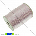 Атласный нейлоновый шнур, 2 мм, Розовый светлый, 1 м (LEN-021714)