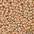 Бисер чешский №941/18184, Золото, Металлизированный, 10/0 (BIS-059421)