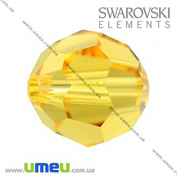 Бусина Swarovski 5000 Sunflower, 10 мм, Граненая круглая, 1 шт (BUS-002255)