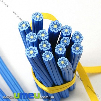 Паличка FIMO Квітка синій, 50 мм (DIF-003561)