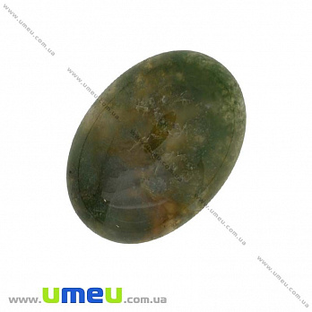 Кабошон нат. камень Агат индийский, Овал, 25х18 мм, 1 шт (KAB-013990)