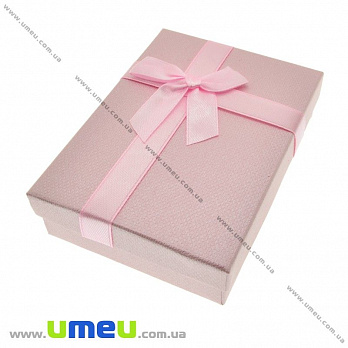 Подарочная коробочка Прямоугольная, 11х8х3 см, Розовая, 1 шт (UPK-023179)