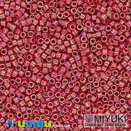 Бісер японський Miyuki Delica 11/0 DB162, Червоний AB (BIS-038854)